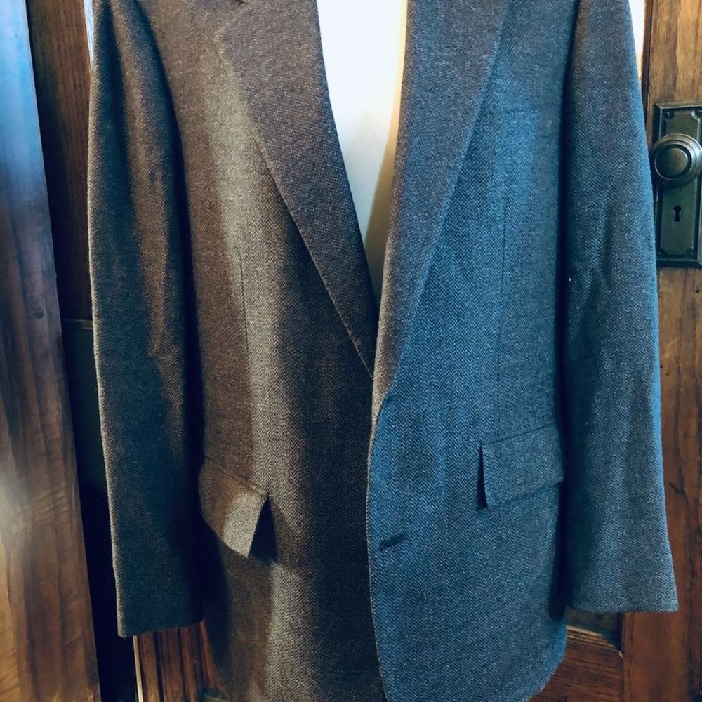 Ralph Lauren Label  Vintage 44R Wool 2 Button Suit